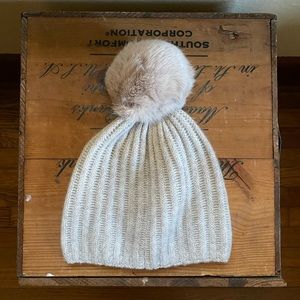 RH Cashmere Pom Beanie